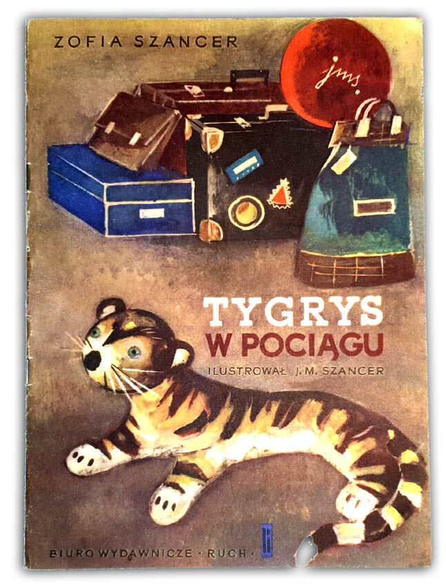 SZANCER- TYGRYS W POCIĄGU wyd.1964r. I wyd.