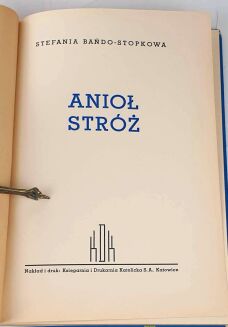 BAŃDÓWNA- ANIOŁ STRÓŻ 1938 - 2