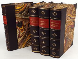 DUMAS - Trylogia TRZEJ MUSZKIETEROWIE wyd. 1957-9 ilustracje, kolekcja w półskórzanej oprawie - 4