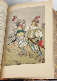 DUMAS - Trylogia TRZEJ MUSZKIETEROWIE wyd. 1957-9 ilustracje, kolekcja w półskórzanej oprawie - 11