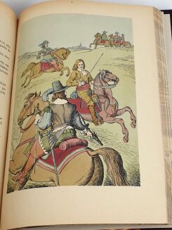 DUMAS - Trylogia TRZEJ MUSZKIETEROWIE wyd. 1957-9 ilustracje, kolekcja w półskórzanej oprawie - 13