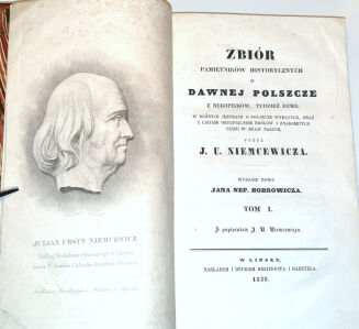 NIEMCEWICZ - ZBIÓR PAMIĘTNIKÓW HISTORYCZNYCH O DAWNEJ POLSZCZE t. 1-5 [komplet w 5 wol.] - 6