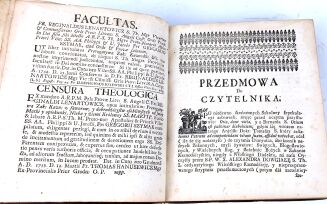 SZYMAK- PREROGATYWA ZAKONU KAZNODZIEYSKIEGO Wilno 1755 - 4