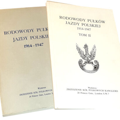 KRZECZUNOWICZ- RODOWODY PUŁKÓW JAZDY POLSKIEJ  1914-1947 t.1-2