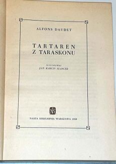 DAUDET - TARTAREN Z TARASKONU  il. Jan Marcin Szancer - 2