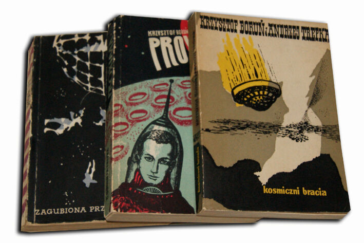 BORUŃ; TREPKA- TRYLOGIA KOSMICZNA wyd. 1956-9