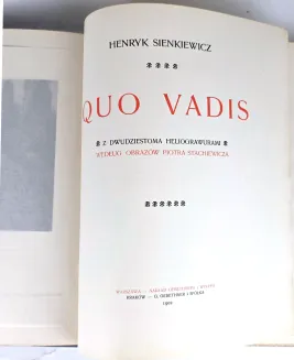SIENKIEWICZ - QUO VADIS heliograwury Stachiewicza - 8