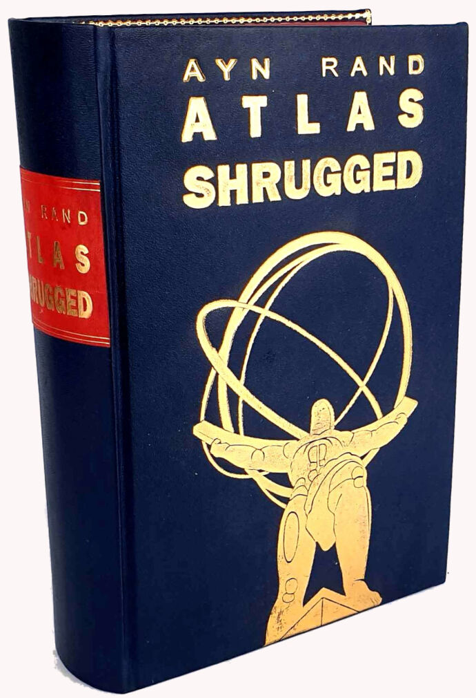 Ayn Rand - Atlas Shrugged  premium leather rebound