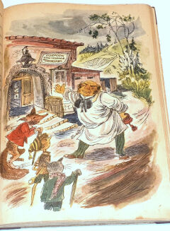 TOŁSTOJ, TUWIM - ZŁOTY KLUCZYK czyli Niezwykłe przygody Pajacyka Buratino 1953r. Dedykacja z autografem Tuwima  - 4