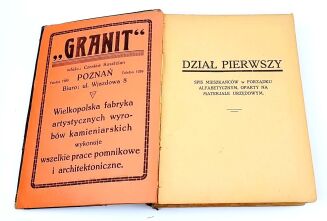 KSIĘGA ADRESOWA MIASTA STOŁECZNEGO POZNANIA na rok 1930 - 6