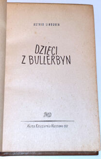 LINDGREN- DZIECI Z BULLERBYN wyd.1 - 4