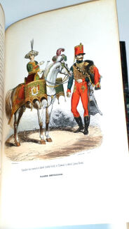 [MUNDURY WOJSK NAPOLEOŃSKICH] SAINT-HILAIRE- HISTOIRE ANECDOTIQUE, POLITIQUE ET MILITAIRE DE LA GARDE IMPERIALE wyd. 1847,  39 akwarel, Napoleon - 17
