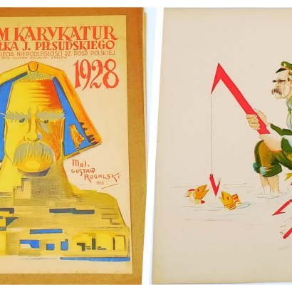 ROGALSKI - ALBUM KARYKATUR MARSZAŁKA J.PIŁSUDSKIEGO