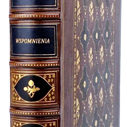 KOSSAK- WSPOMNIENIA oprawa skóra