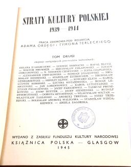 HULEWICZ- STRATY KULTURY POLSKIEJ t. I-II - 5