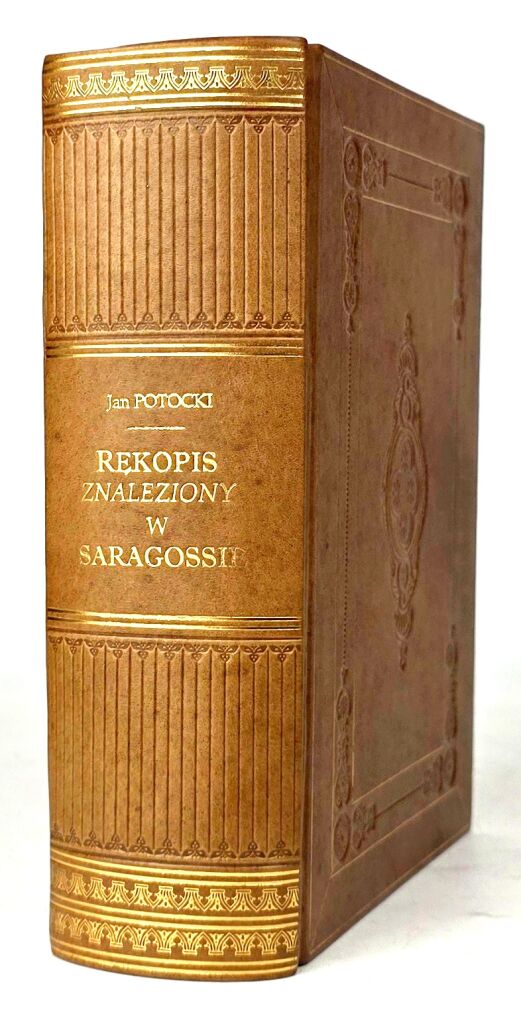 POTOCKI - RĘKOPIS ZNALEZIONY W SARAGOSSIE t.1-3 [komplet w 1 wol.] wyd. 1950r. ilustrował Antoni Uniechowski