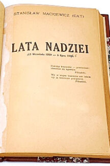 MACKIEWICZ - LATA NADZIEI 17 września 1939 - 5 lipca 1945 - 2