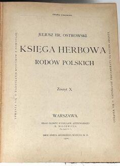 OSTROWSKI- KSIĘGA HERBOWA RODÓW POLSKICH oryginał - 8