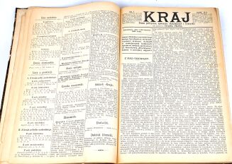 PLITZ- KRAJ Pismo polityczne, społeczne i literackie 1893 [półrocznik]. z biblioteki Alfonsa Parczewskiego h. Nałęcz - 4