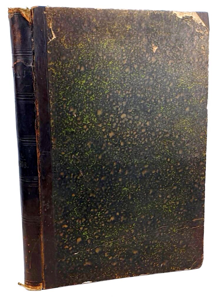 PLITZ- KRAJ Pismo polityczne, społeczne i literackie 1893 [półrocznik]. z biblioteki Alfonsa Parczewskiego h. Nałęcz