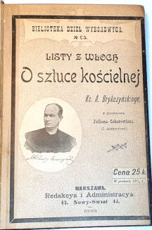 BRYKCZYŃSKI - O SZTUCE KOŚCIELNEJ - 2