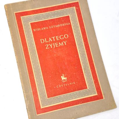 SZYMBORSKA- DLATEGO ŻYJEMY wyd. 1, debiut
