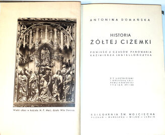 DOMAŃSKA- HISTORIA ŻÓŁTEJ CIŻEMKI wyd. 1939r. ilustr. Leli Pawlikowskiej - 2