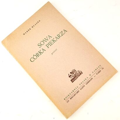HŁASKO - SOWA CÓRKA PIEKARZA I wyd.Paryż