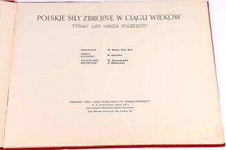 DZIEWANOWSKI, KUKIEL- POLSKIE SIŁY ZBROJNE W CIĄGU WIEKÓW oprawa wydawnicza BARWNE TABLICE wyd. Londyn 1944r. - 3