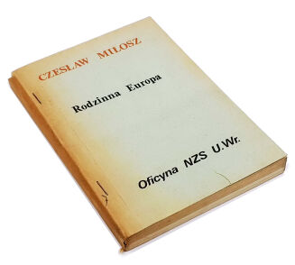MIŁOSZ- RODZINNA EUROPA autograf Autora - 2