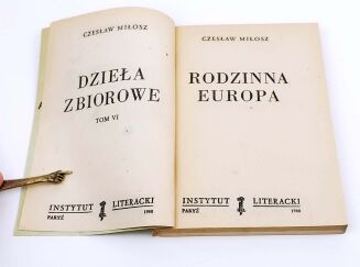 MIŁOSZ- RODZINNA EUROPA autograf Autora - 4