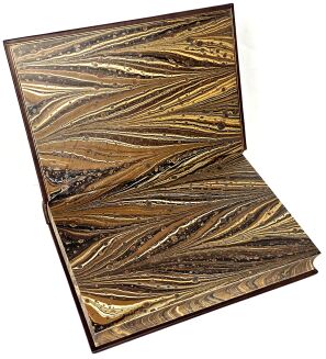 LA FONTAINE- BAJKI, il. Grandeville, luksusowa oprawa skórzana - 5