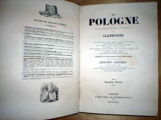 CHODŹKO- LA POLOGNE wyd. 1844-5 STALORYTY - 5