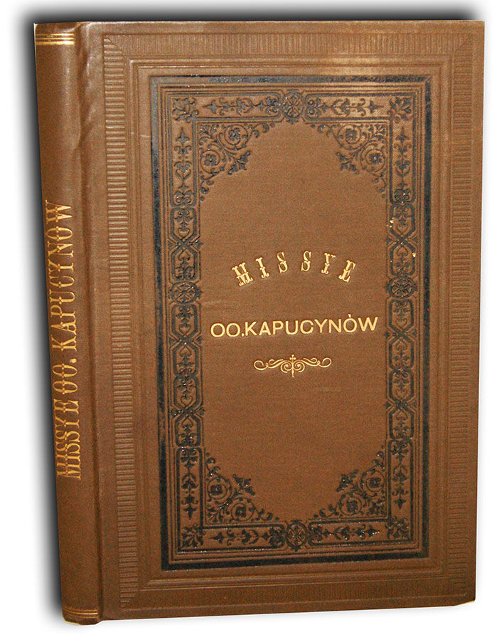 MISSYE OO. KAPUCYNÓW wyd. 1889 ryciny