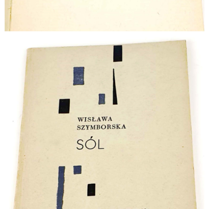 SZYMBORSKA- SALT 1st. edition. Author's autograph