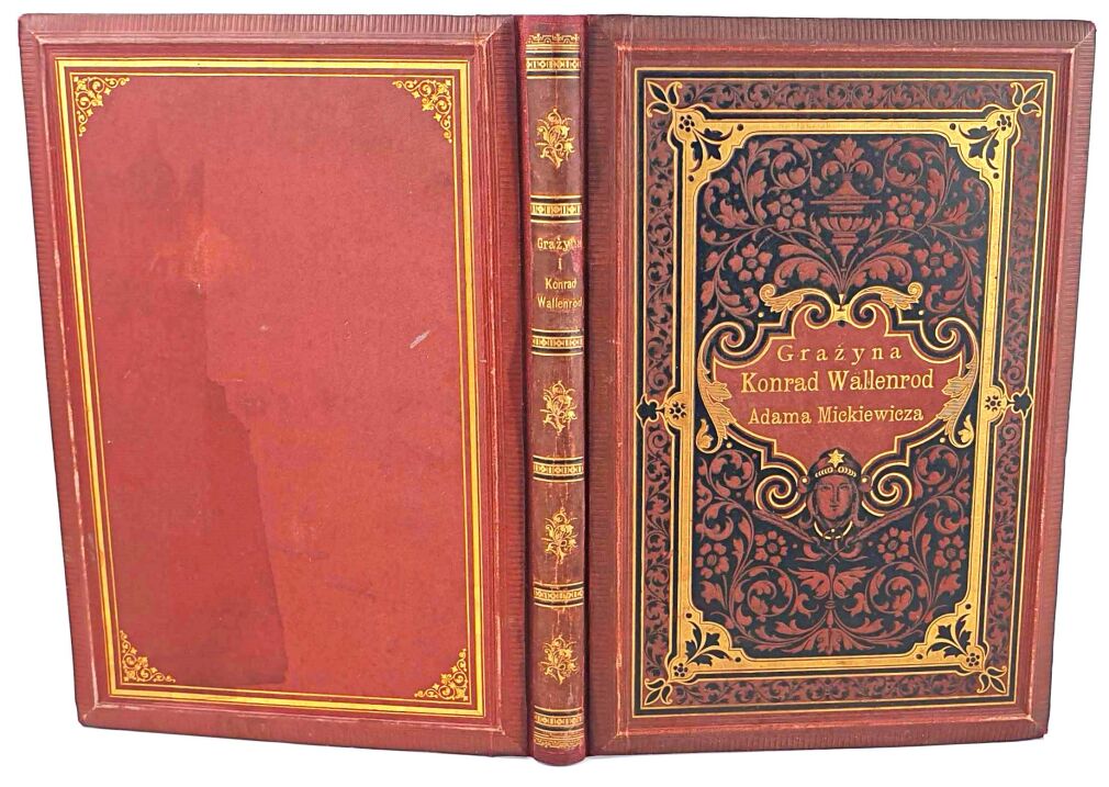 MICKIEWICZ- GRAŻYNA. KONRAD WALLENROD wyd. 1890 oprawa ryciny Kossaka