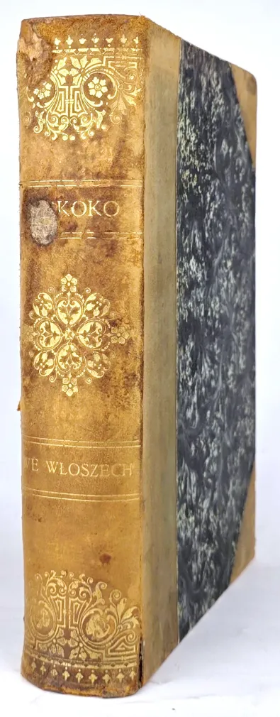 CHŁĘDOWSKI- ROKOKO WE WŁOSZECH wyd. 1915, oprawa sygnowana Robert Jahoda