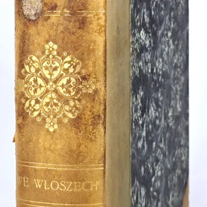 CHŁĘDOWSKI- ROKOKO WE WŁOSZECH wyd. 1915, oprawa sygnowana Robert Jahoda