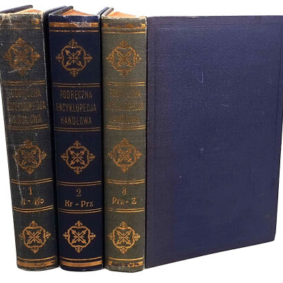 PODRĘCZNA ENCYKLOPEDIA HANDLOWA T. 1-3 wyd. 1931