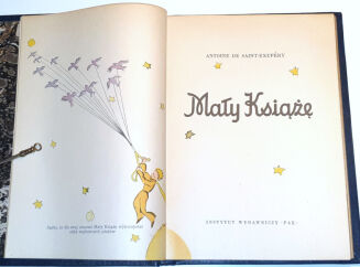 ANTOINE DE SAINT-EXUPERY - MAŁY KSIĄŻĘ wyd.1 z 1958r. OPRAWA ARTYSTYCZNA - 4