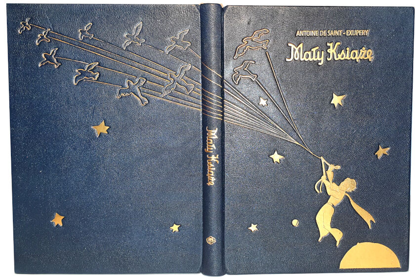 ANTOINE DE SAINT-EXUPERY - MAŁY KSIĄŻĘ wyd.1 z 1958r. OPRAWA ARTYSTYCZNA
