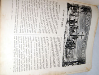 MISSYE KATOLICKIE- CZASOPISMO MIESIĘCZNE ILUSTROWANE- ROCZNIK 1886r.- DRZEWORYTY oprawa - 3