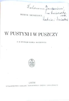 SIENKIEWICZ - W PUSTYNI I W PUSZCZY - 3