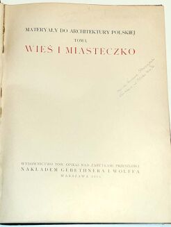 WIEŚ I MIASTECZKO 1916  - 3