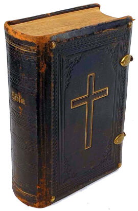 BIBLIA  to jest  wszystko  PISMO ŚWIĘTE  STAREGO I NOWEGO PRZYMIERZA 1897 oprawa