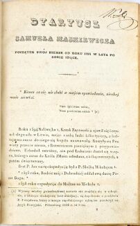 MASKIEWICZ  - PAMIĘTNIKI SAMUELA MASKIEWICZA Wilno 1838 - 3
