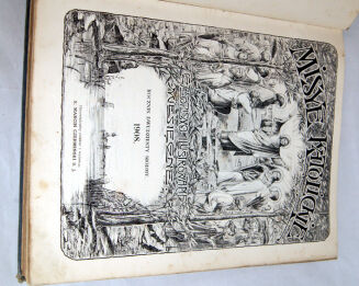 MISSYE KATOLICKIE- CZASOPISMO MIESIĘCZNE ILUSTROWANE- ROCZNIK 1908r.- DRZEWORYTY oprawa - 3