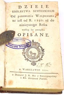 SKRZETUSKI  - DZIEIE KROLESTWA SZWEDZKIEGO - 3