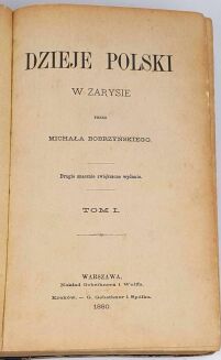 BOBRZYŃSKI- DZIEJE POLSKI t.1-2 [komplet w 1wol.] wyd. 1880 - 3