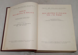 KOPERA- DZIEJE MALARSTWA W POLSCE [komplet] wyd.1929r. - 4